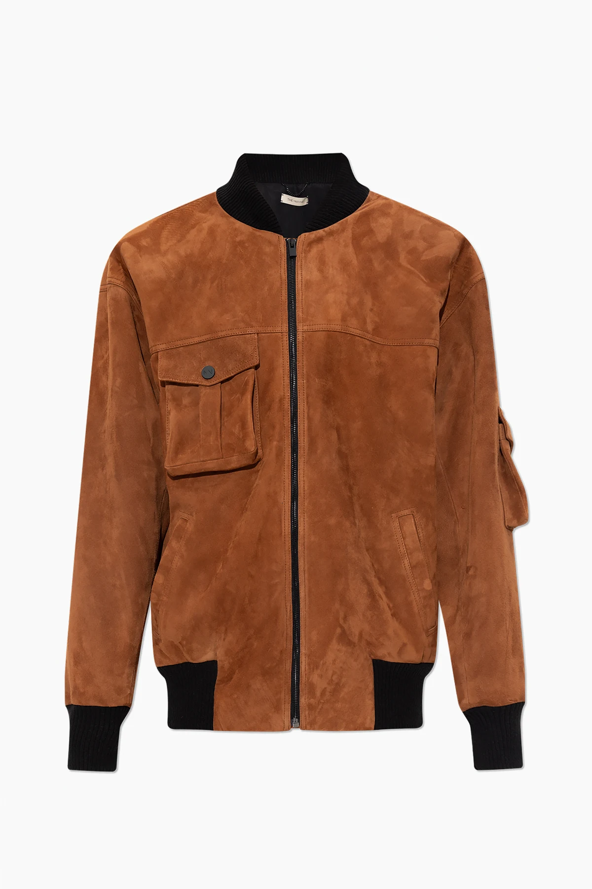 Zamszowa kurtka ‘Le Mans’ typu ‘bomber’