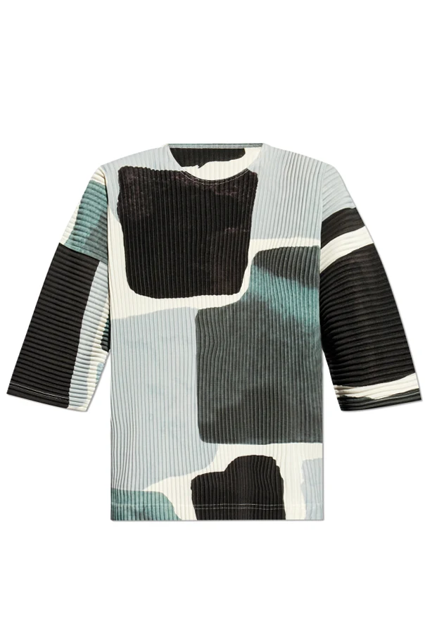 Plissiertes T-Shirt von Issey Miyake Homme Plisse