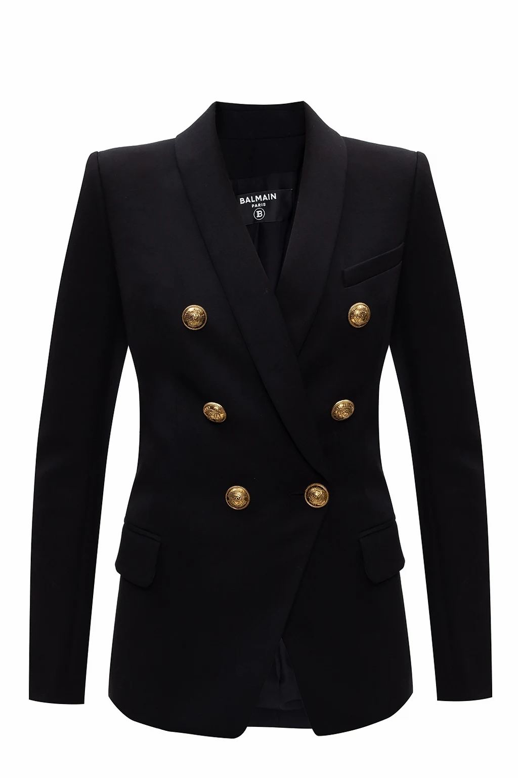 Blazer with decorative buttons