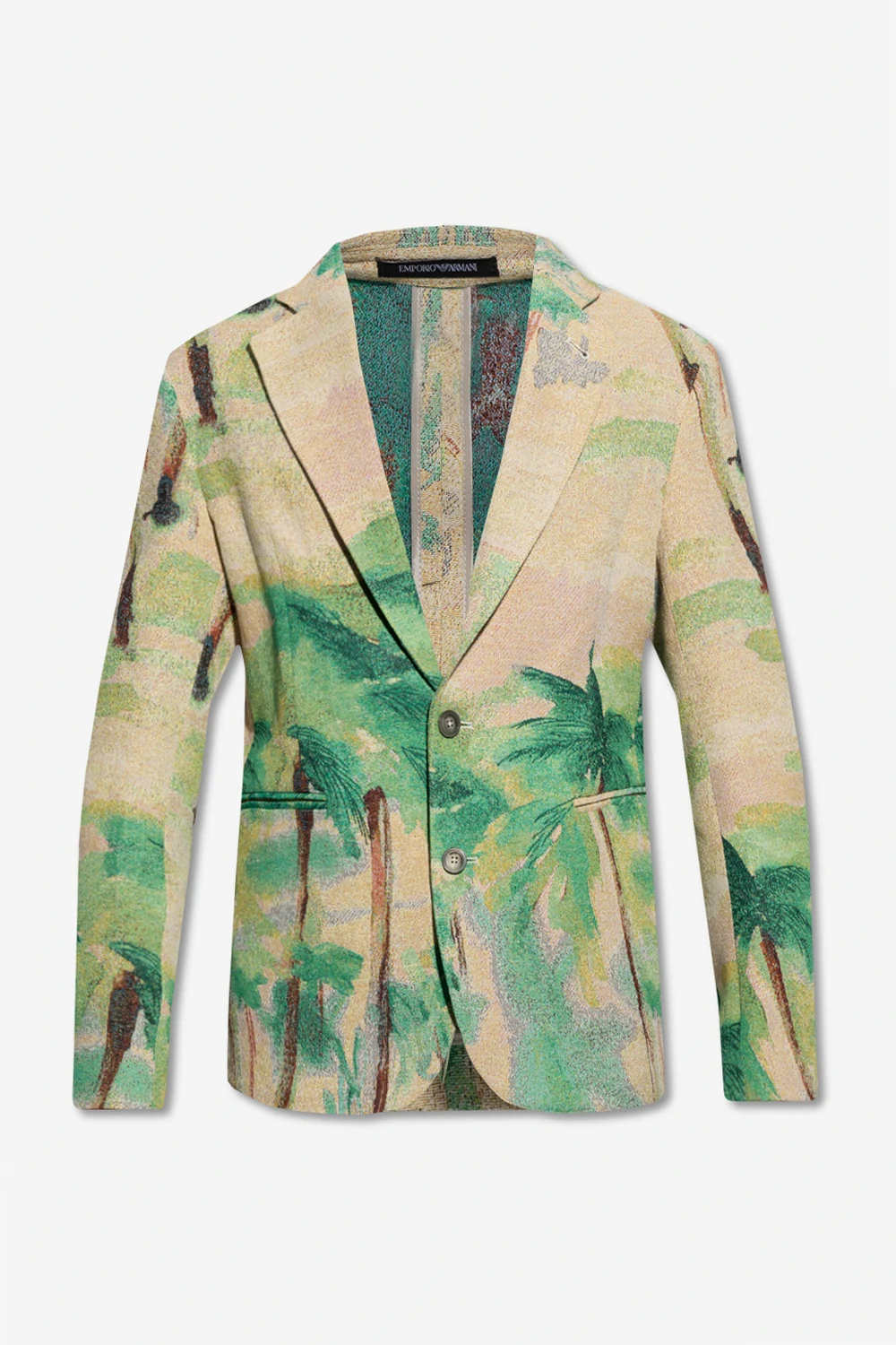 Blazer with floral motif