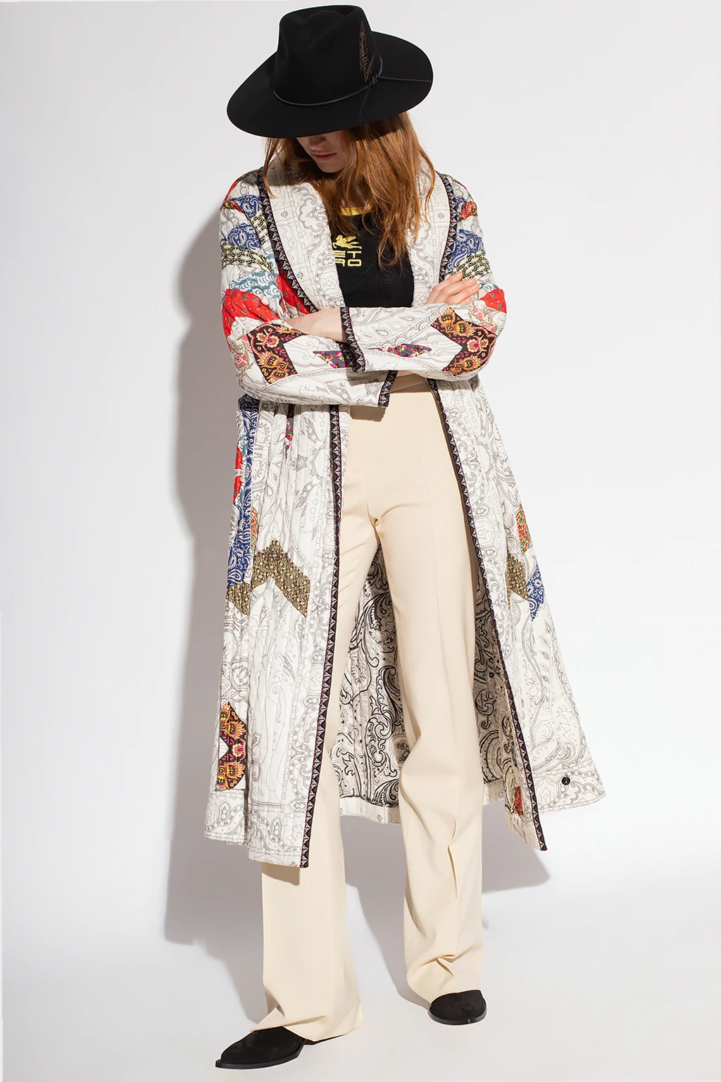Pleat-front trousers