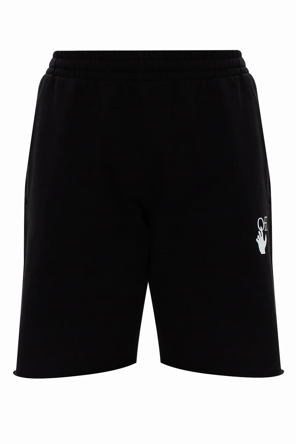 Branded sweat shorts