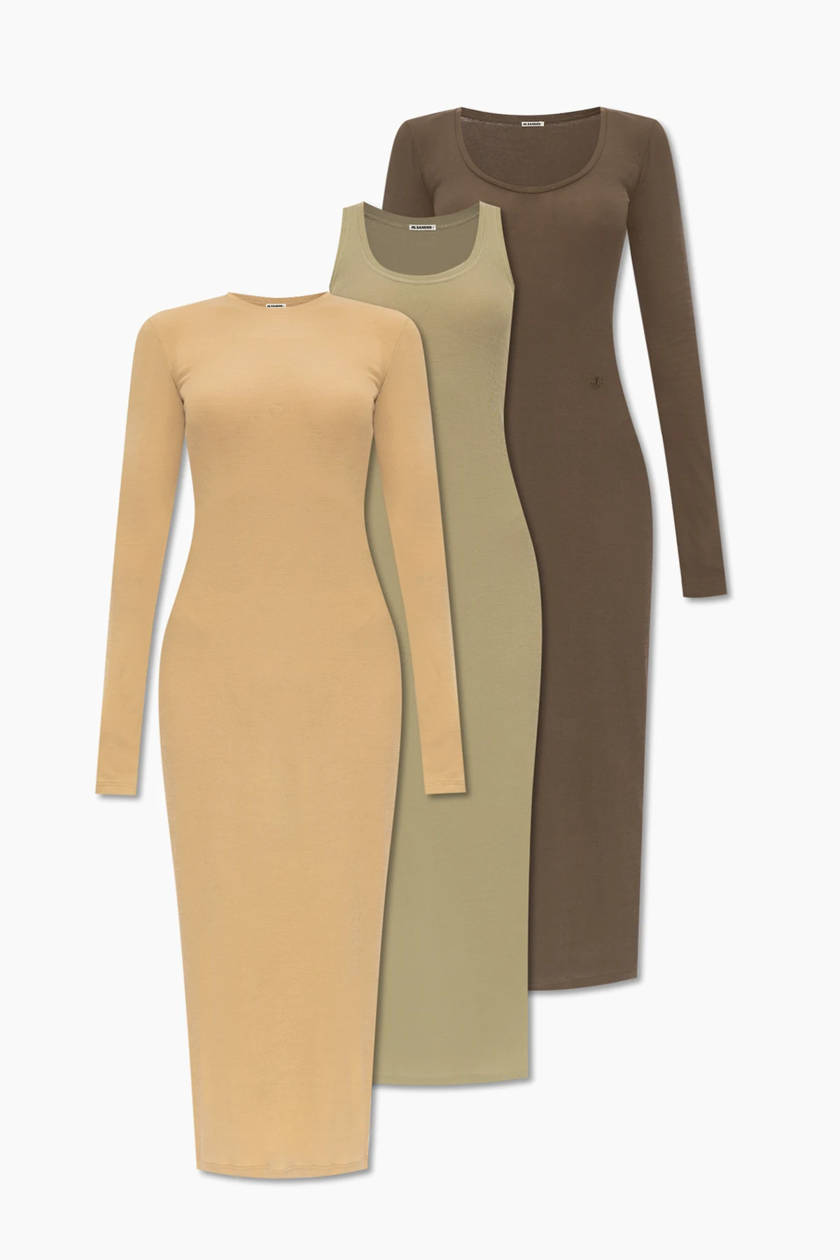 Trójpak bawełnianych sukienek