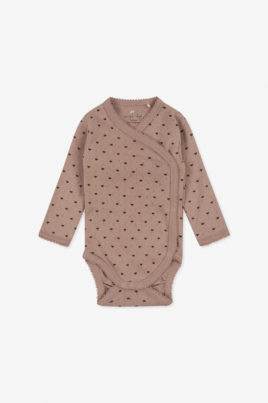 Bodysuit with heart motif