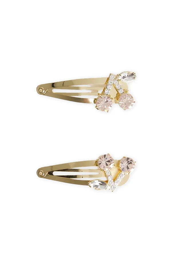 GOLD Hair clips "Lobelia"