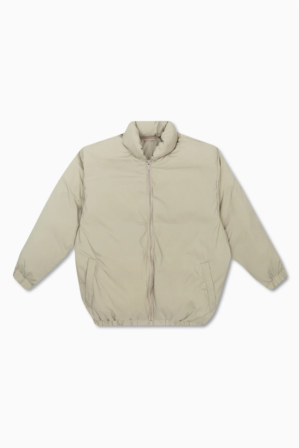 Insulated jacket with standing collar