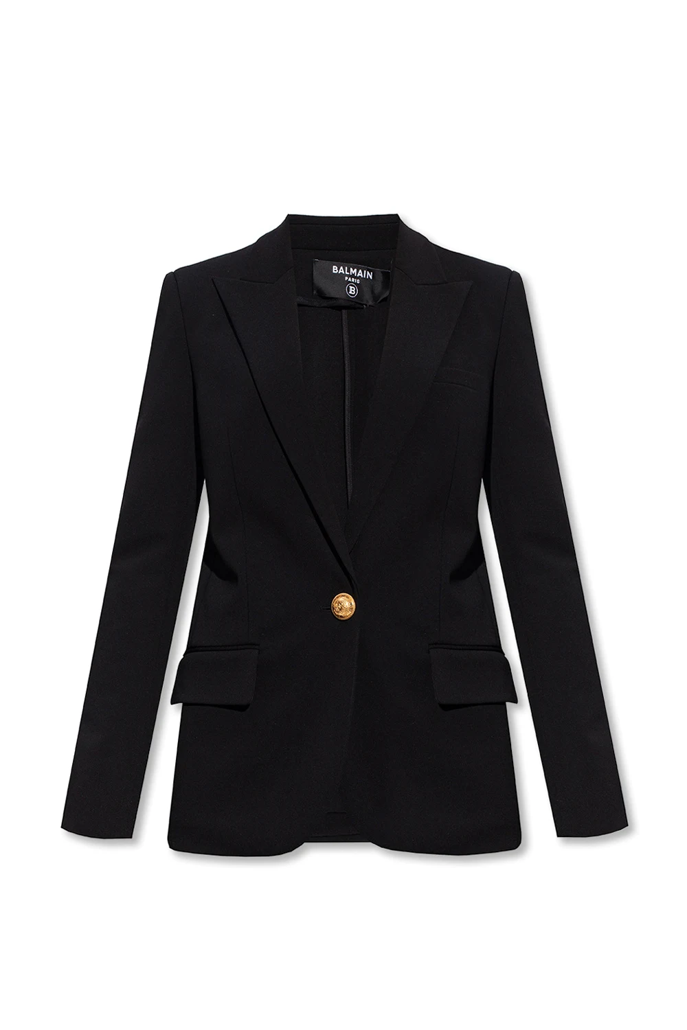 Blazer with peak lapels