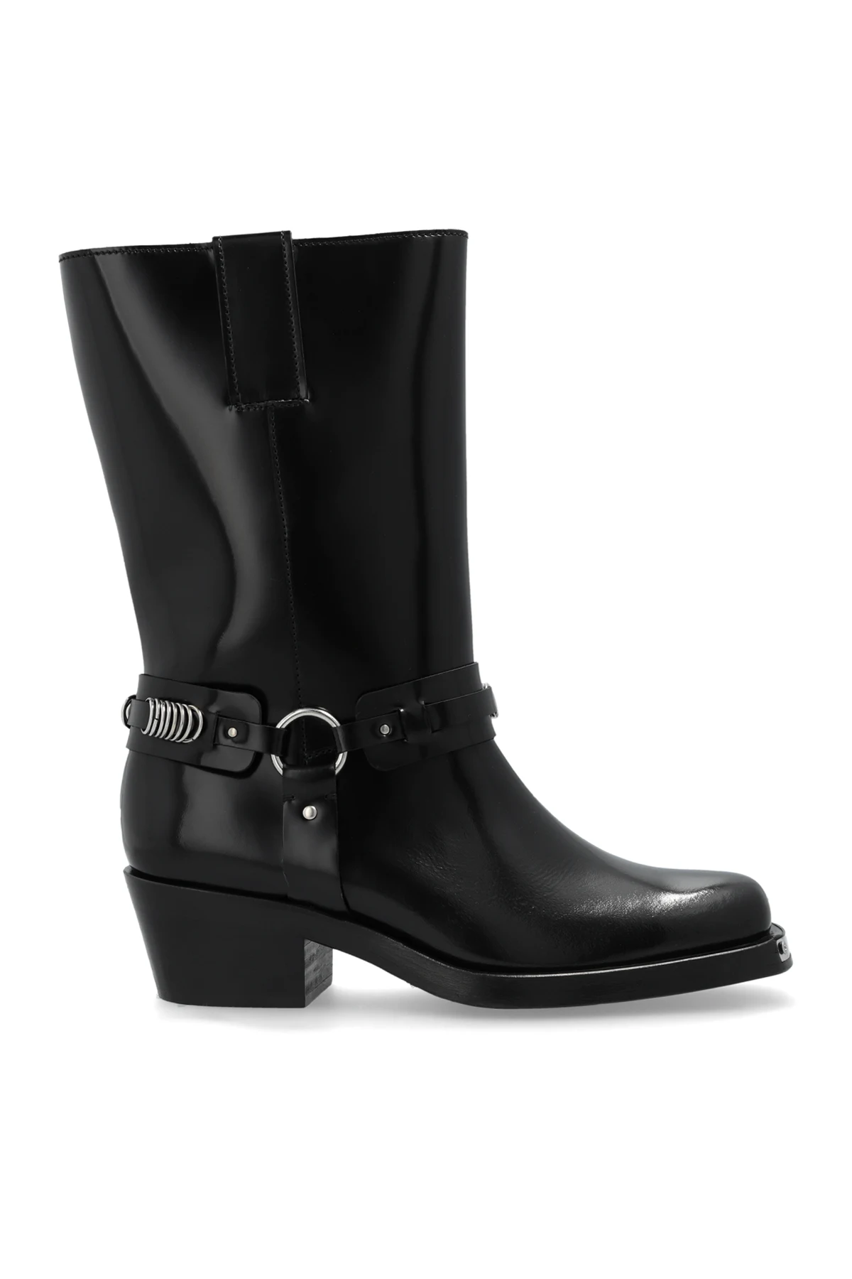 BLACK Heeled ankle boots Motty