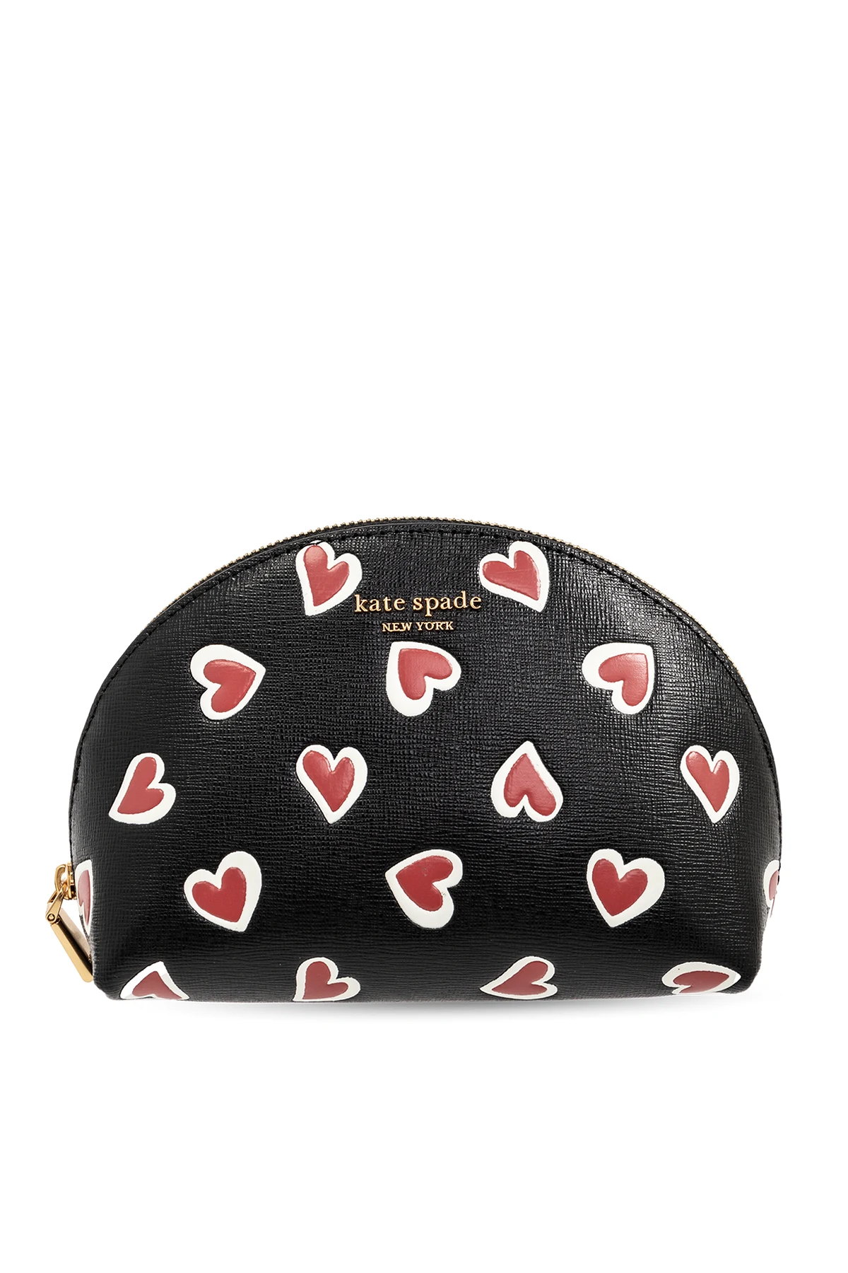 Wash bag with motif of hearts
