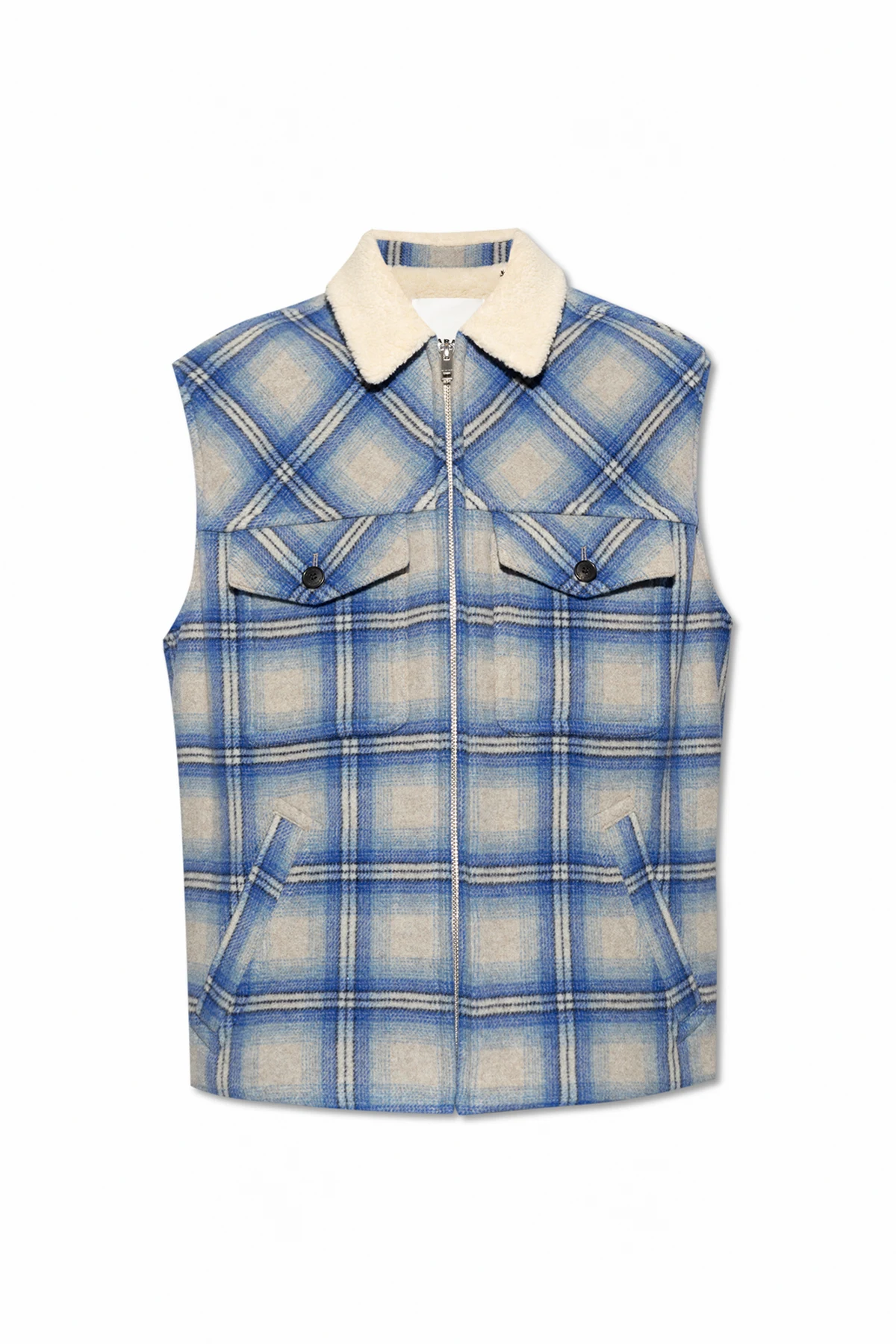 ‘Kiraneo’ checked vest