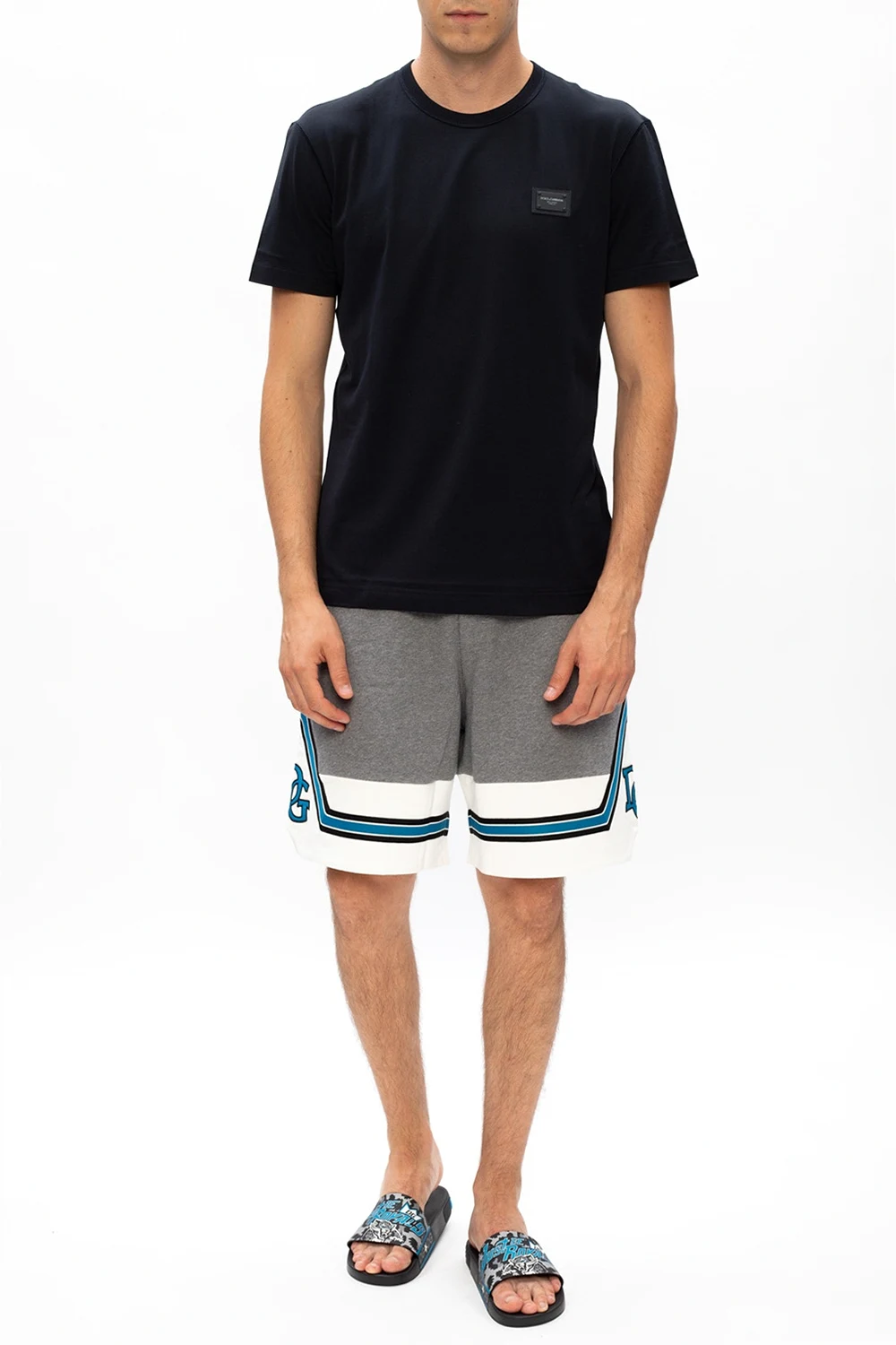 Logo-patched T-shirt