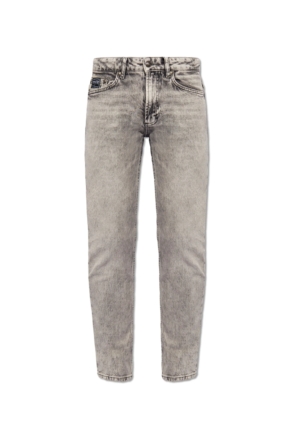Tapered leg jeans