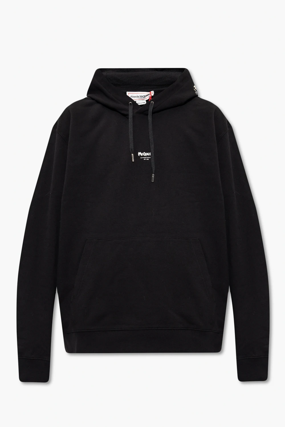 Logo-embroidered hoodie