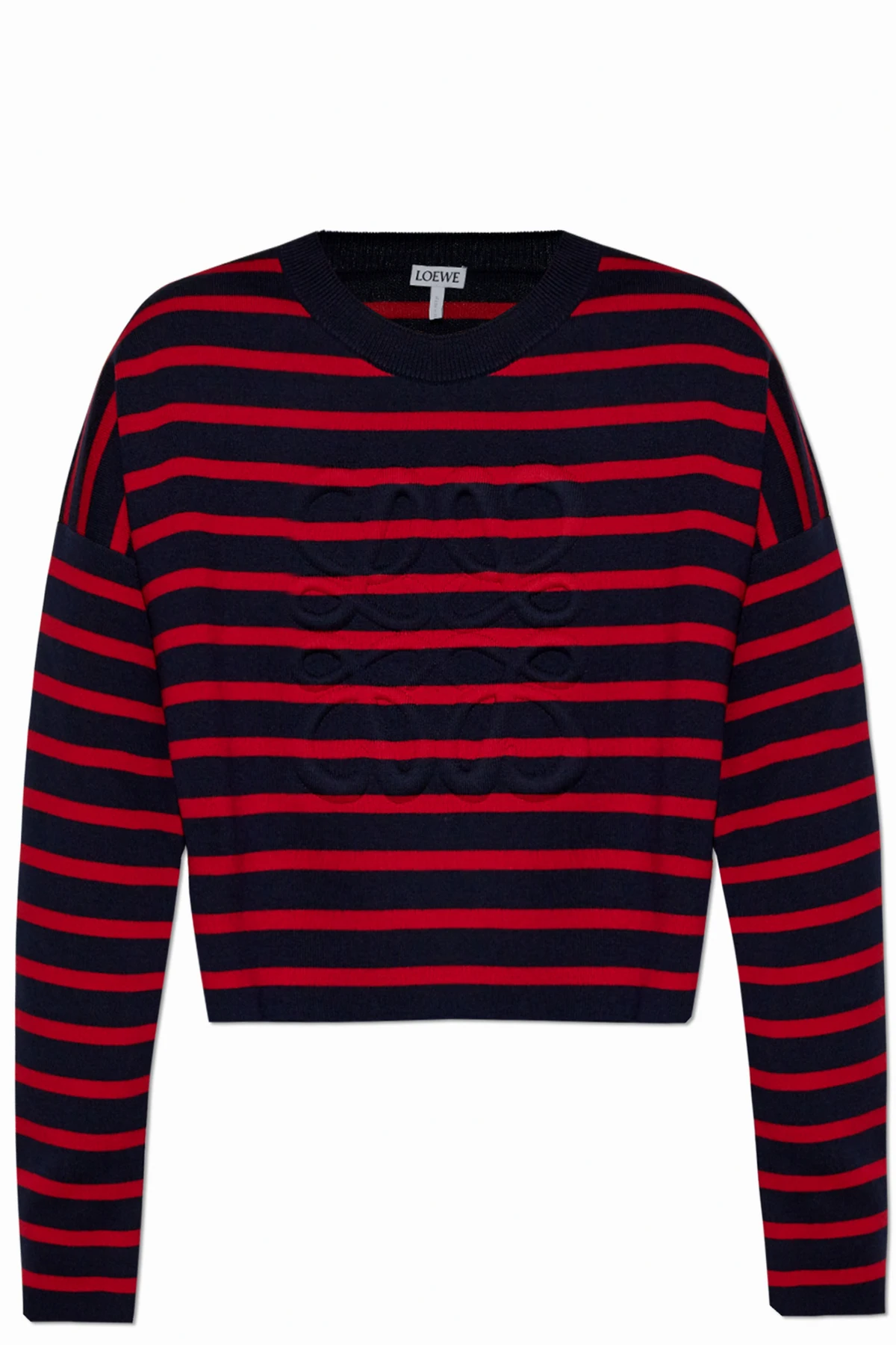 Sweter ze wzorem w pasy