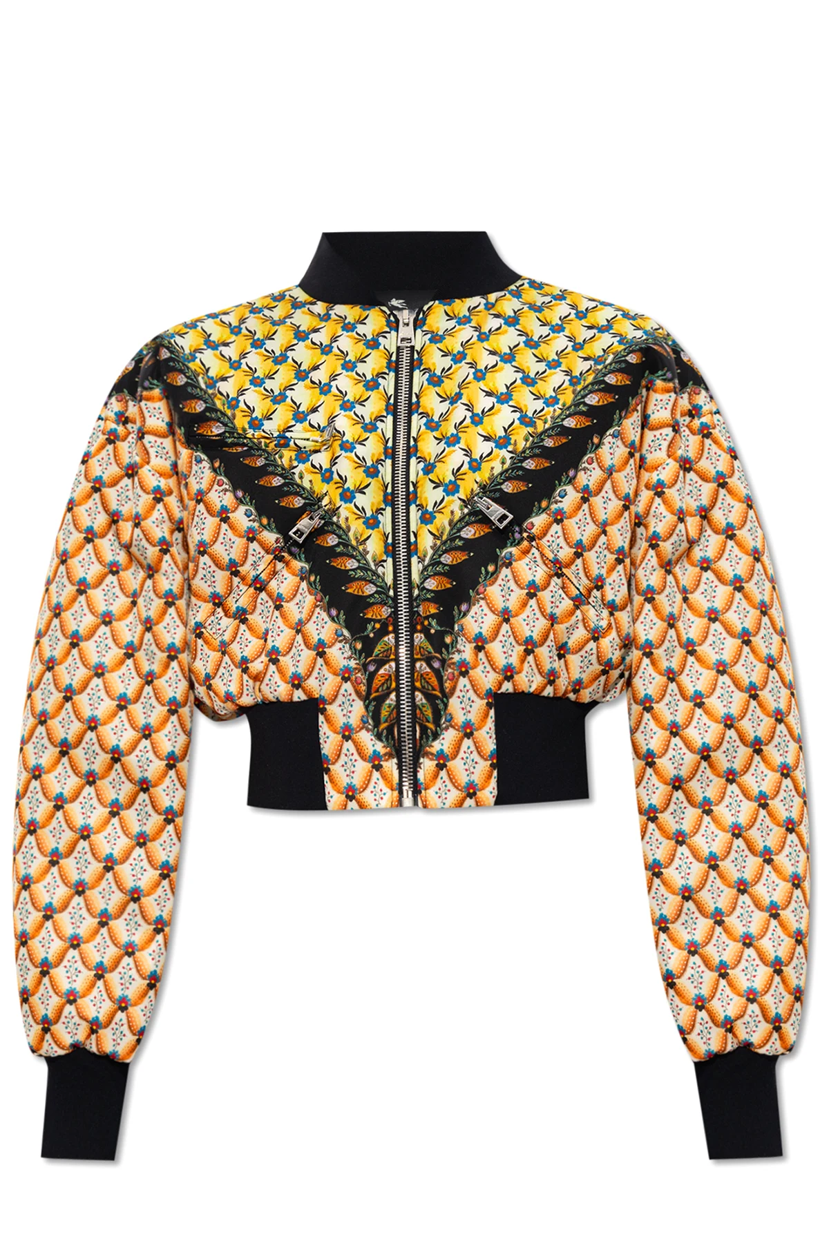 Cropped bomber jacket