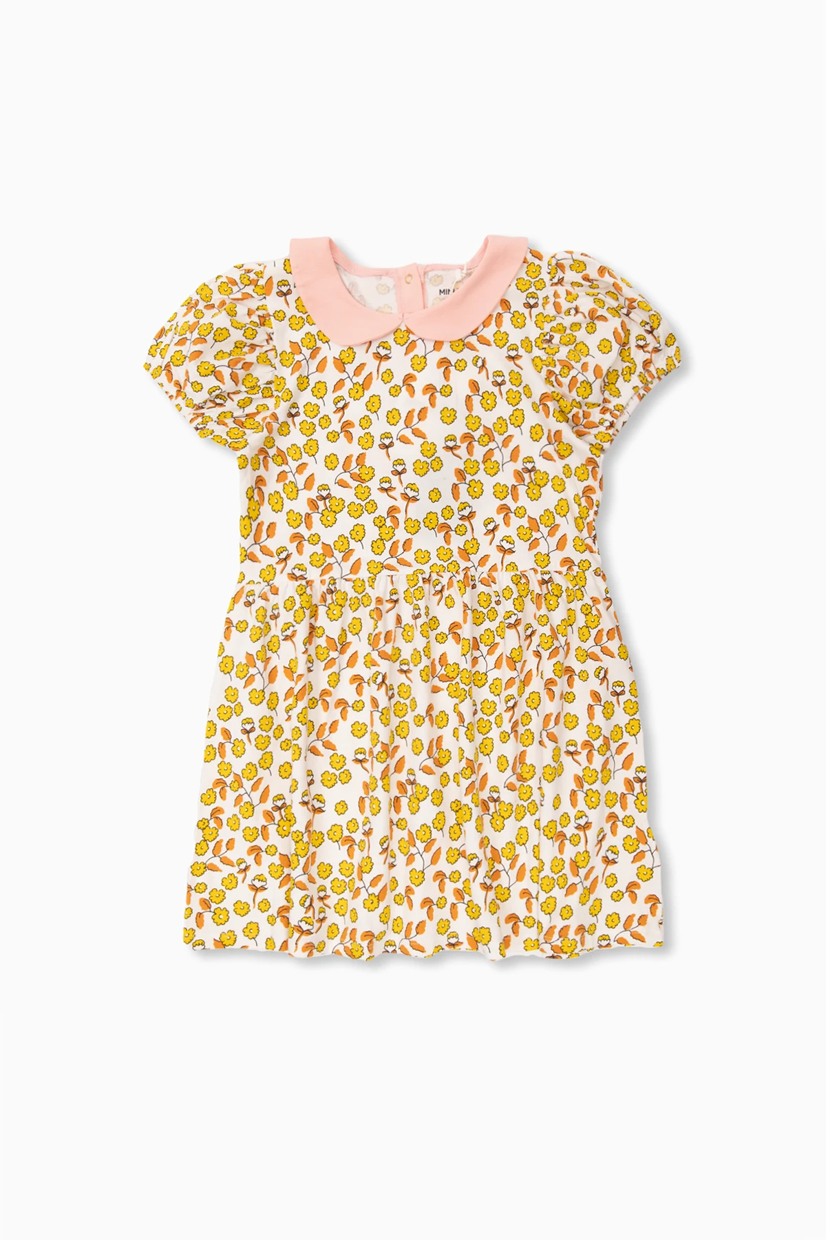 Dress with floral motif