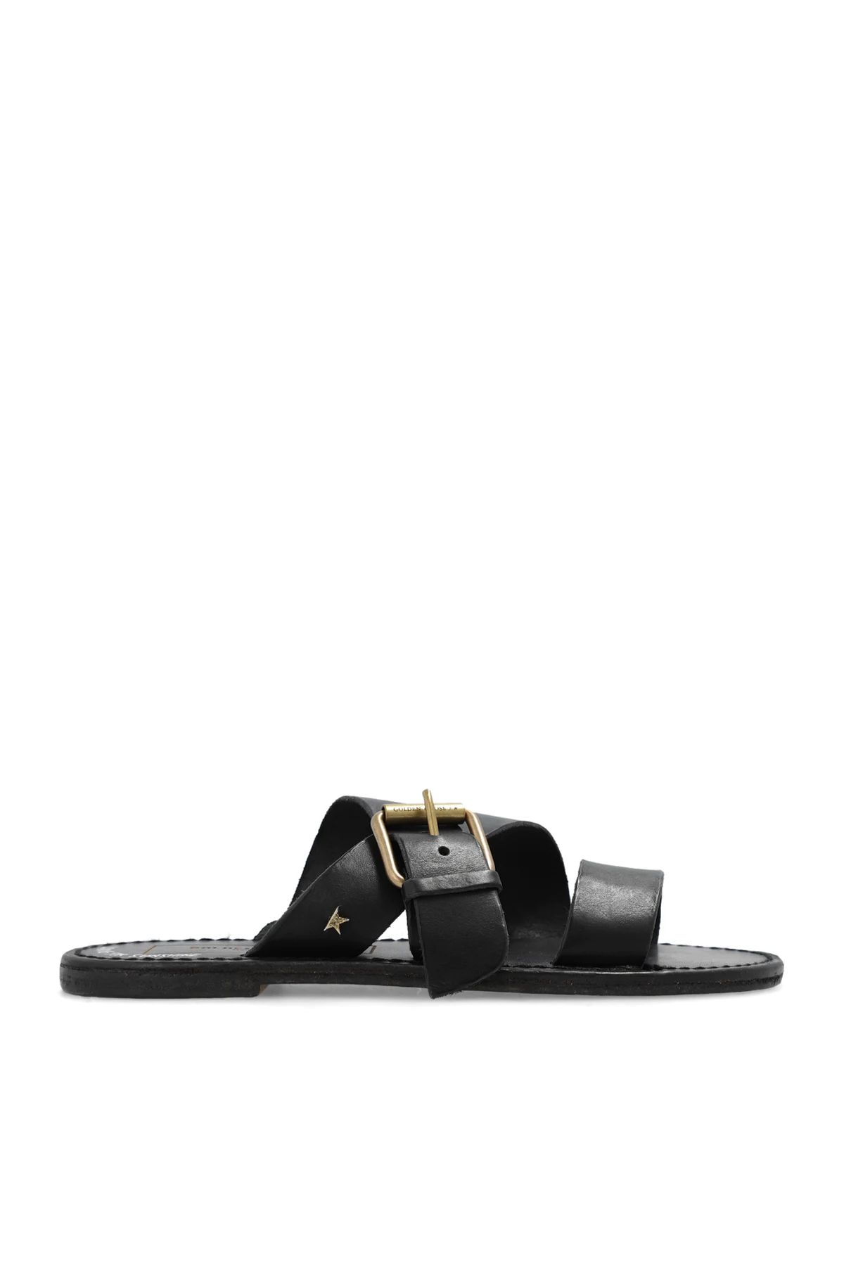 ‘Margaret’ leather slides
