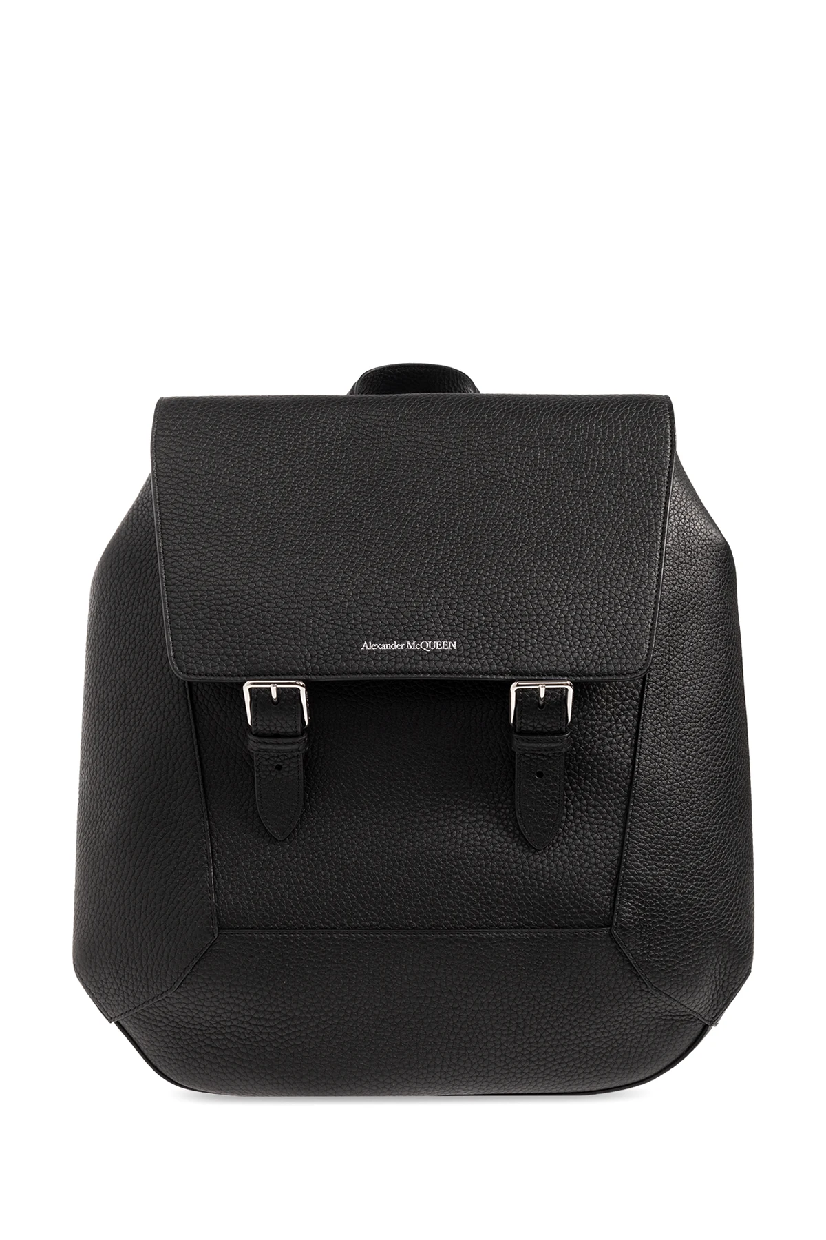 Skórzany plecak z logo