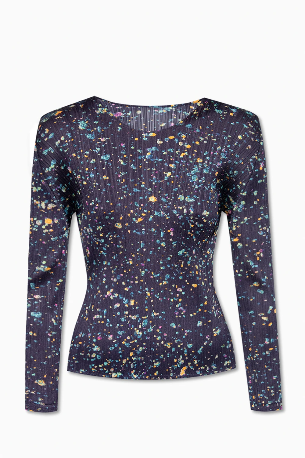 Top with floral motif