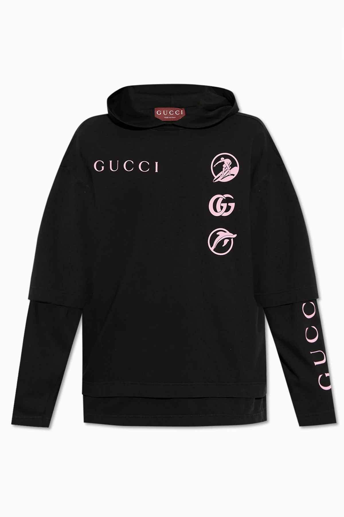 SCHWARZ Kapuzenpullover