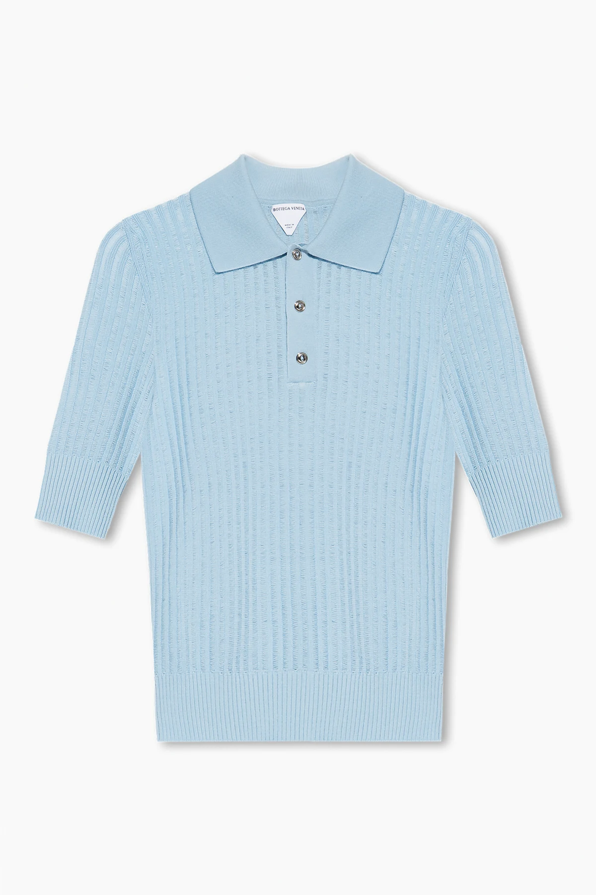 Wool polo shirt