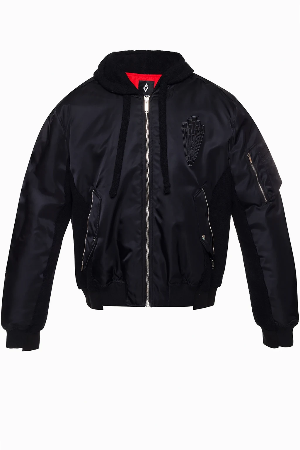 Hooded bomber jacket
