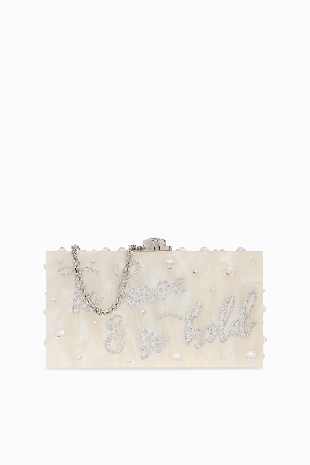 cream Cleo Clutch