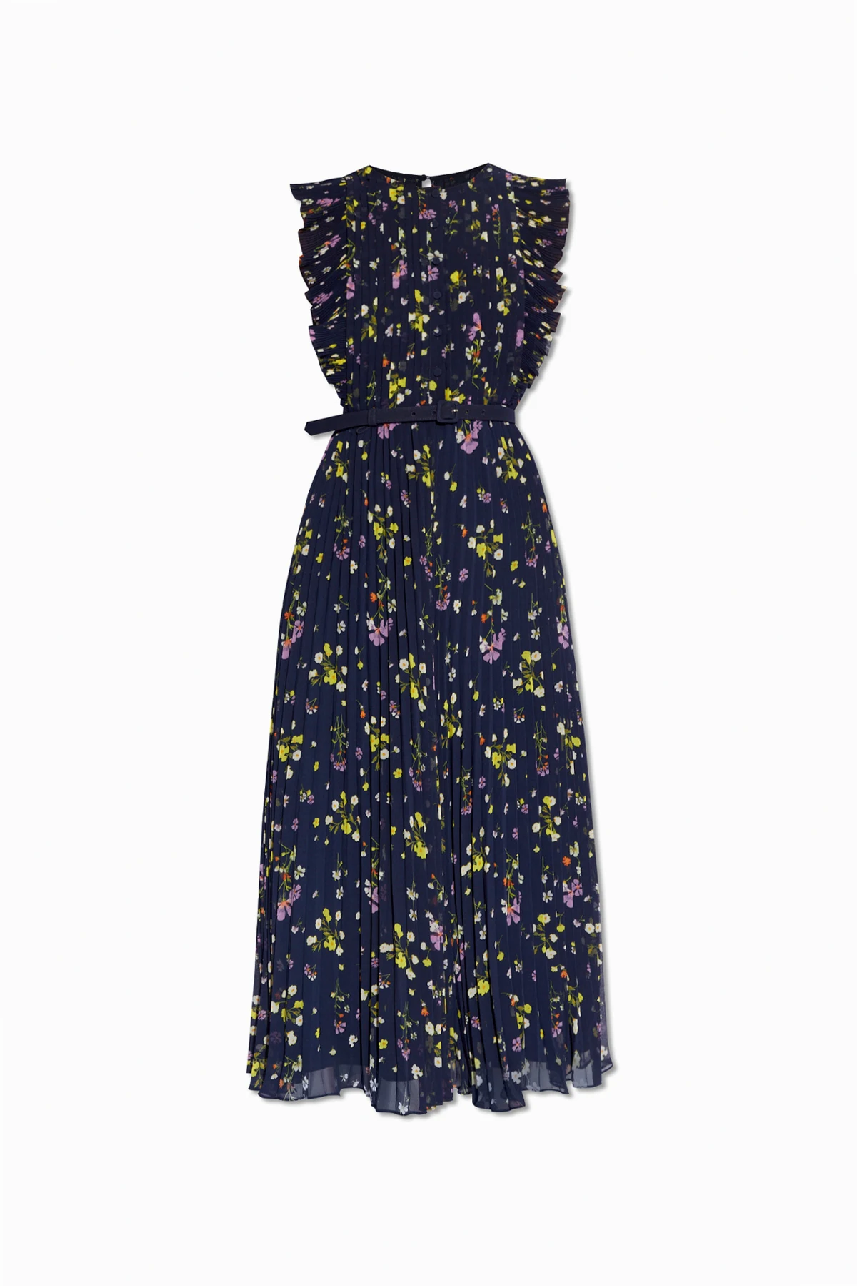 Pleated floral dress