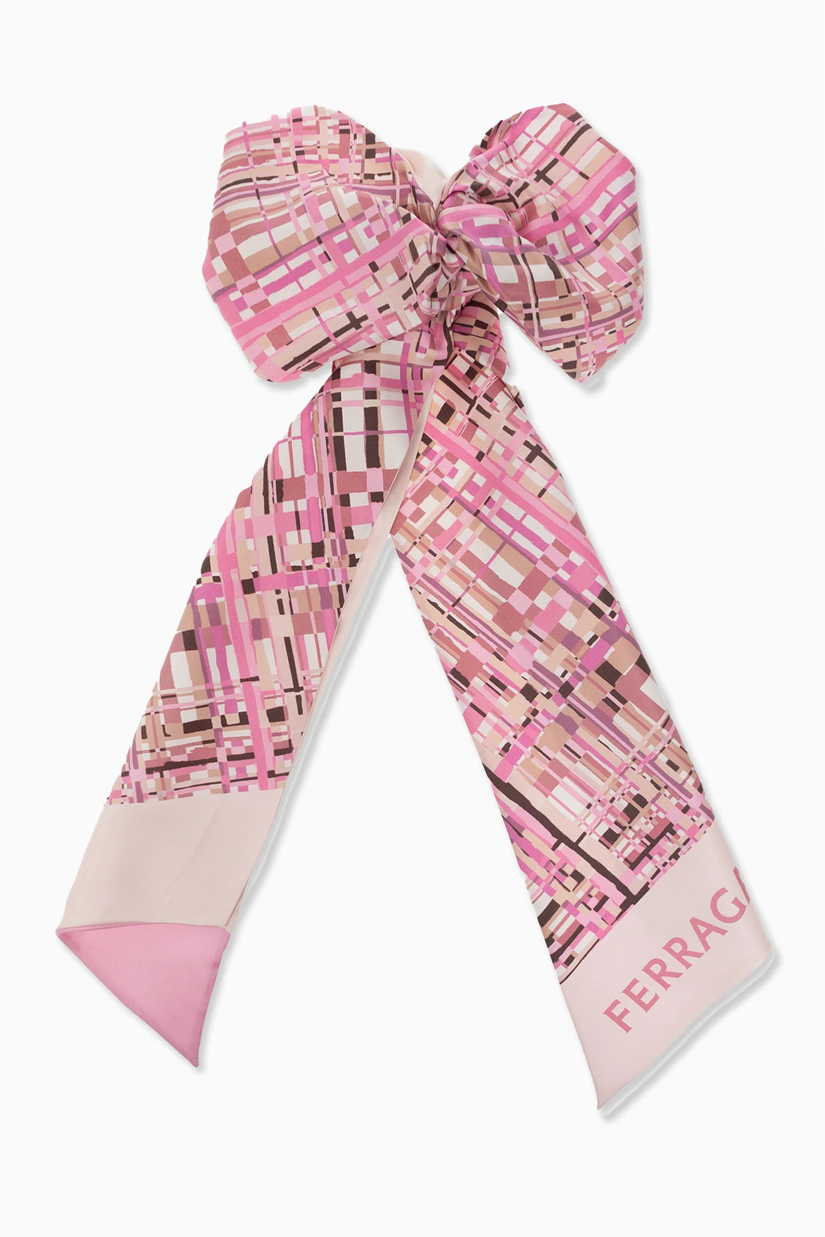 Jedwabna apaszka na głowę