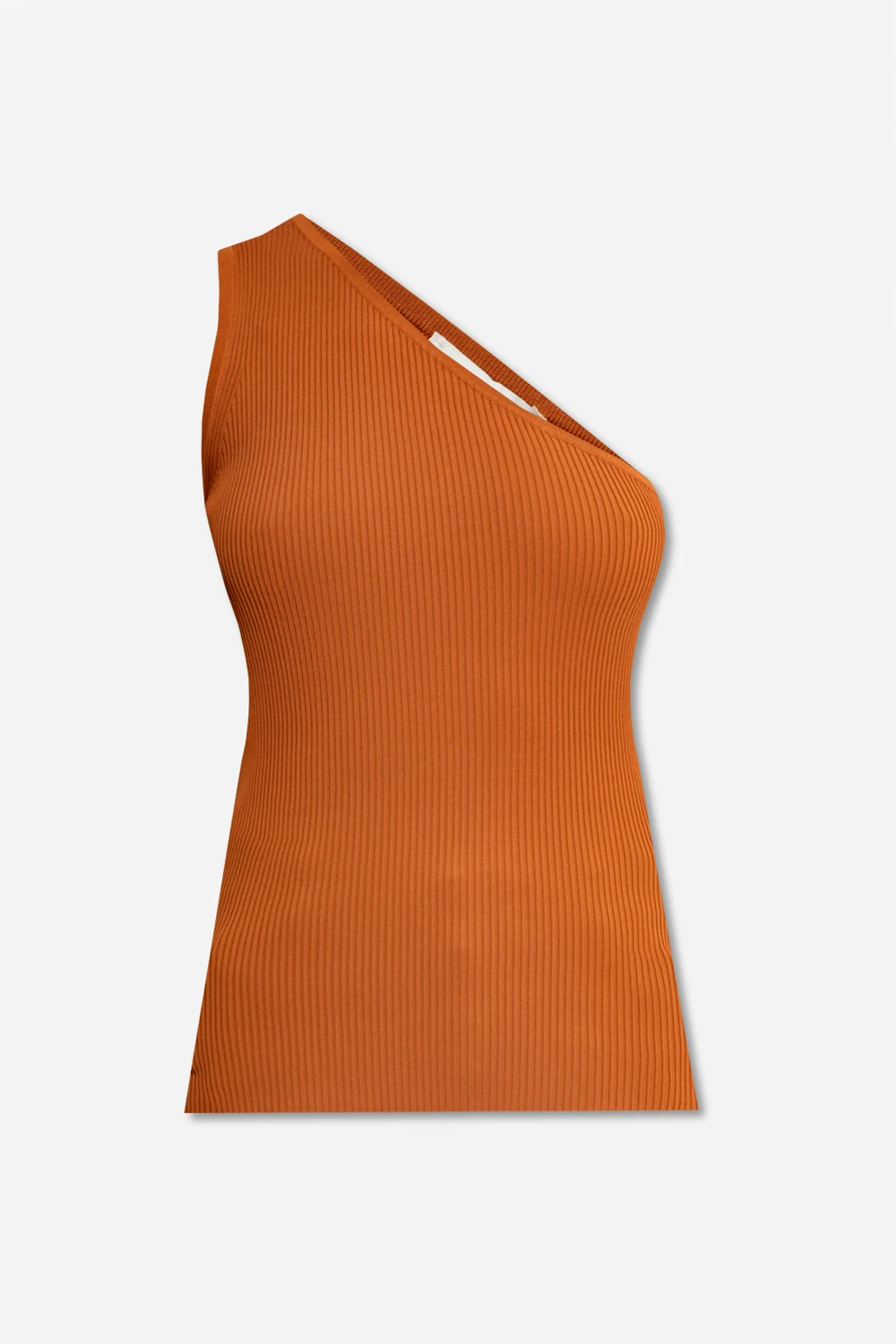 Ribbed one-shoulder top