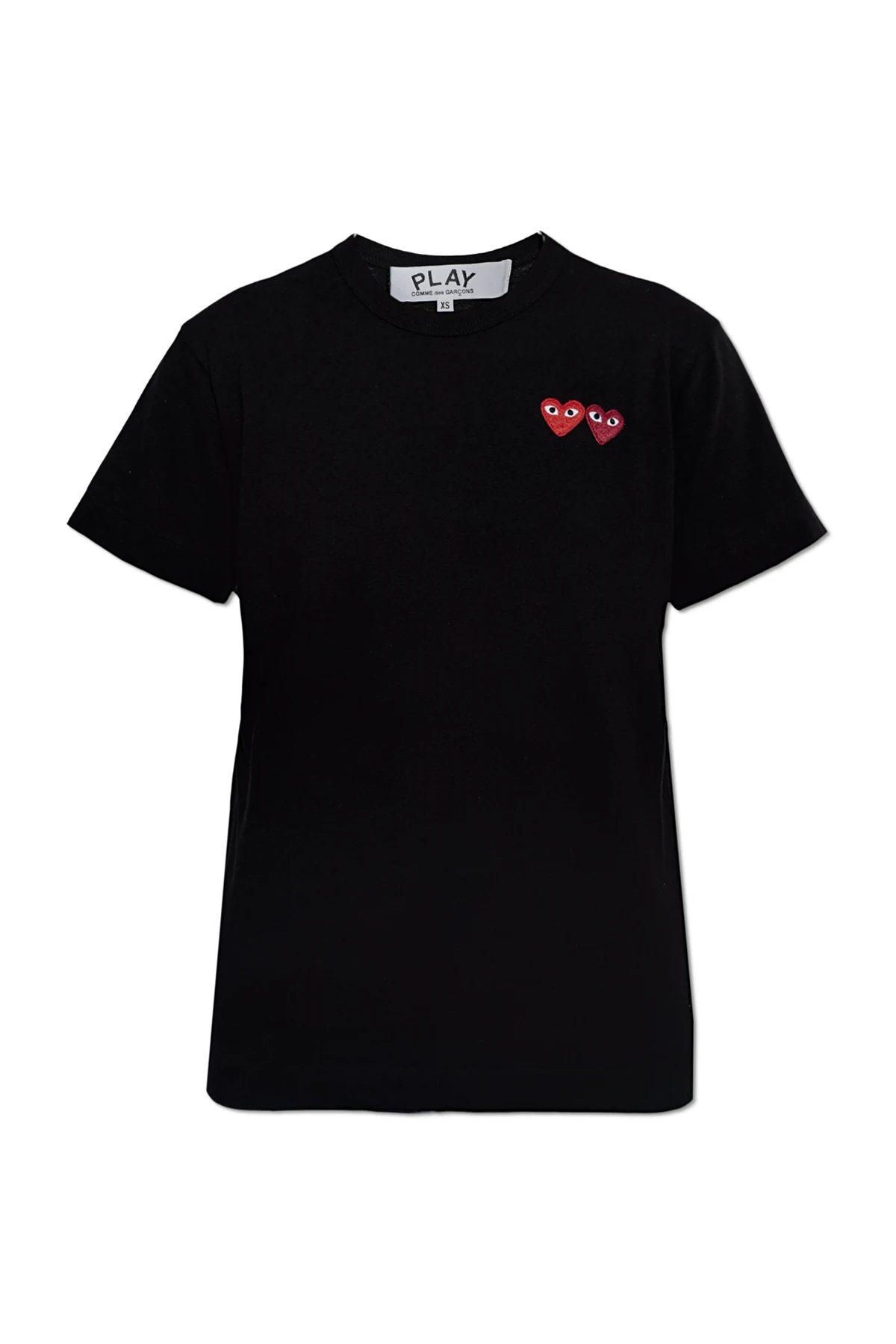 T-shirt z naszywkami z logo