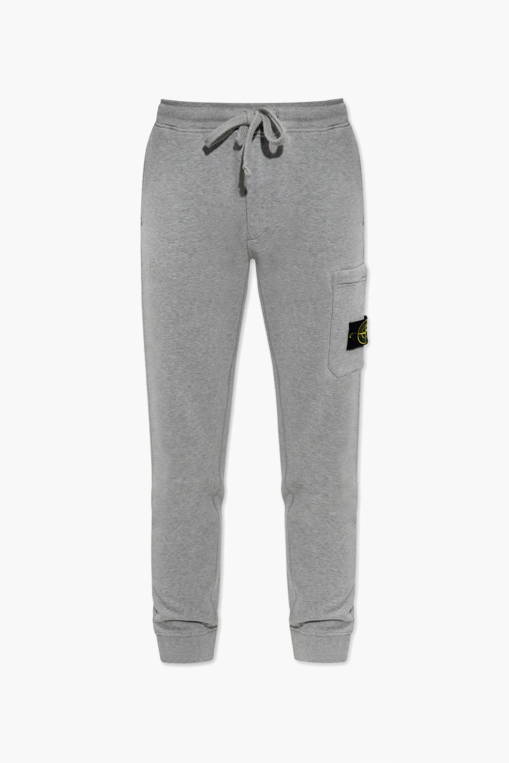 Sweatpants with logo patch