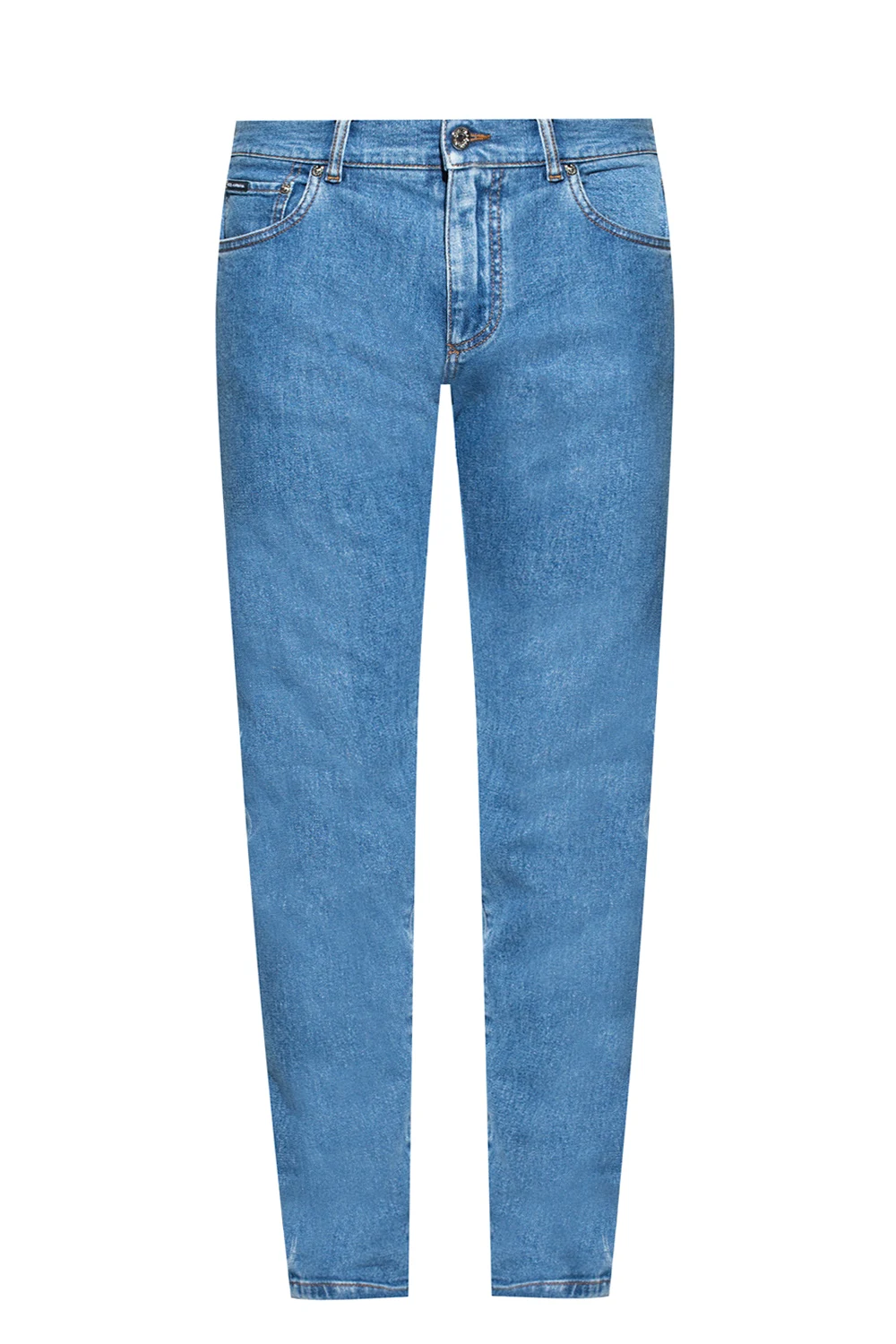 Logo-appliquéd jeans