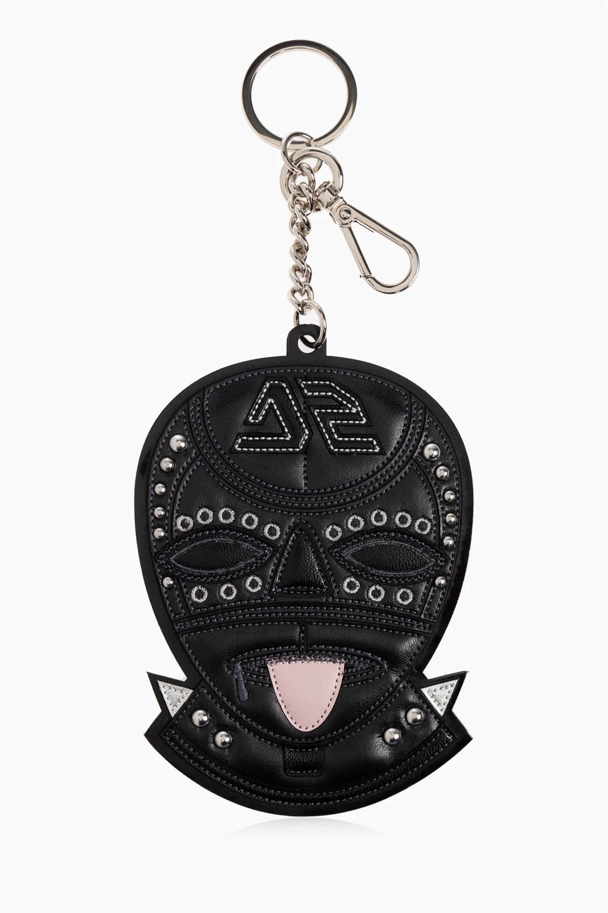 Schlüsselanhänger mit Lederanhänger