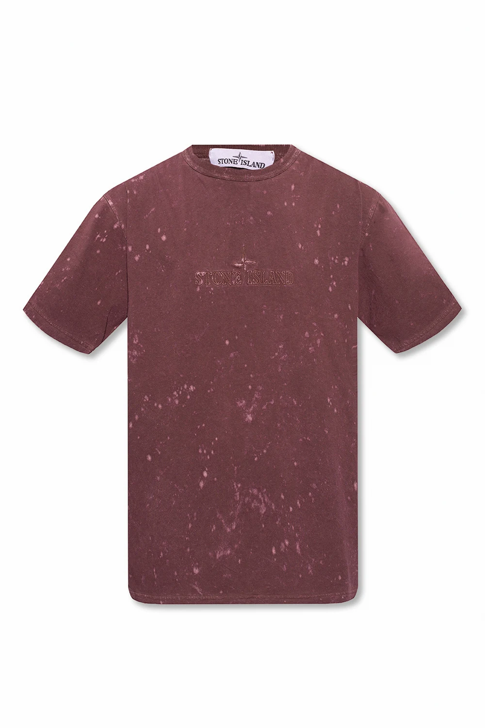 T-shirt z efektem przebarwień