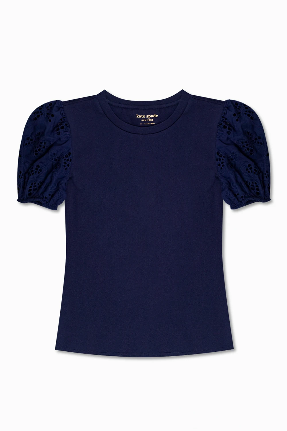 Top with puff sleeves