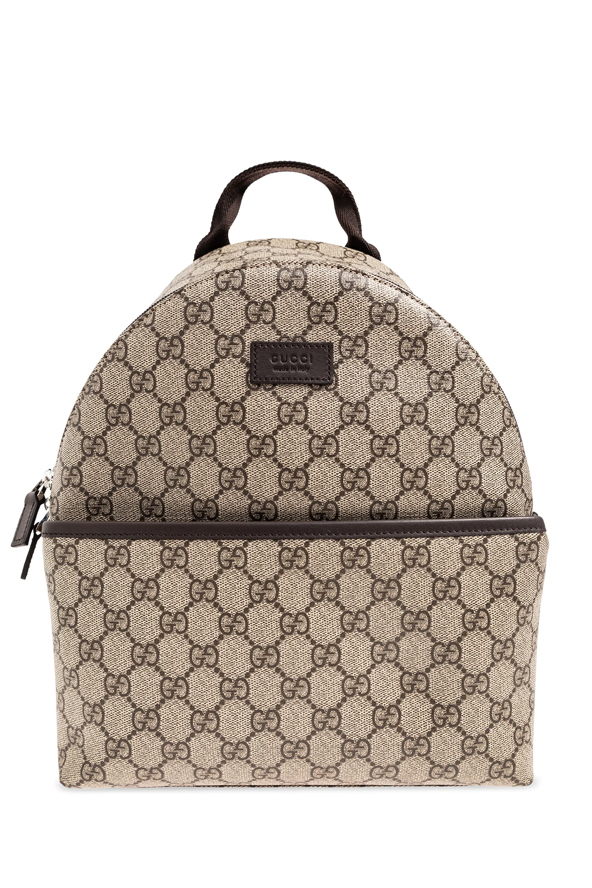 Backpack with monogram