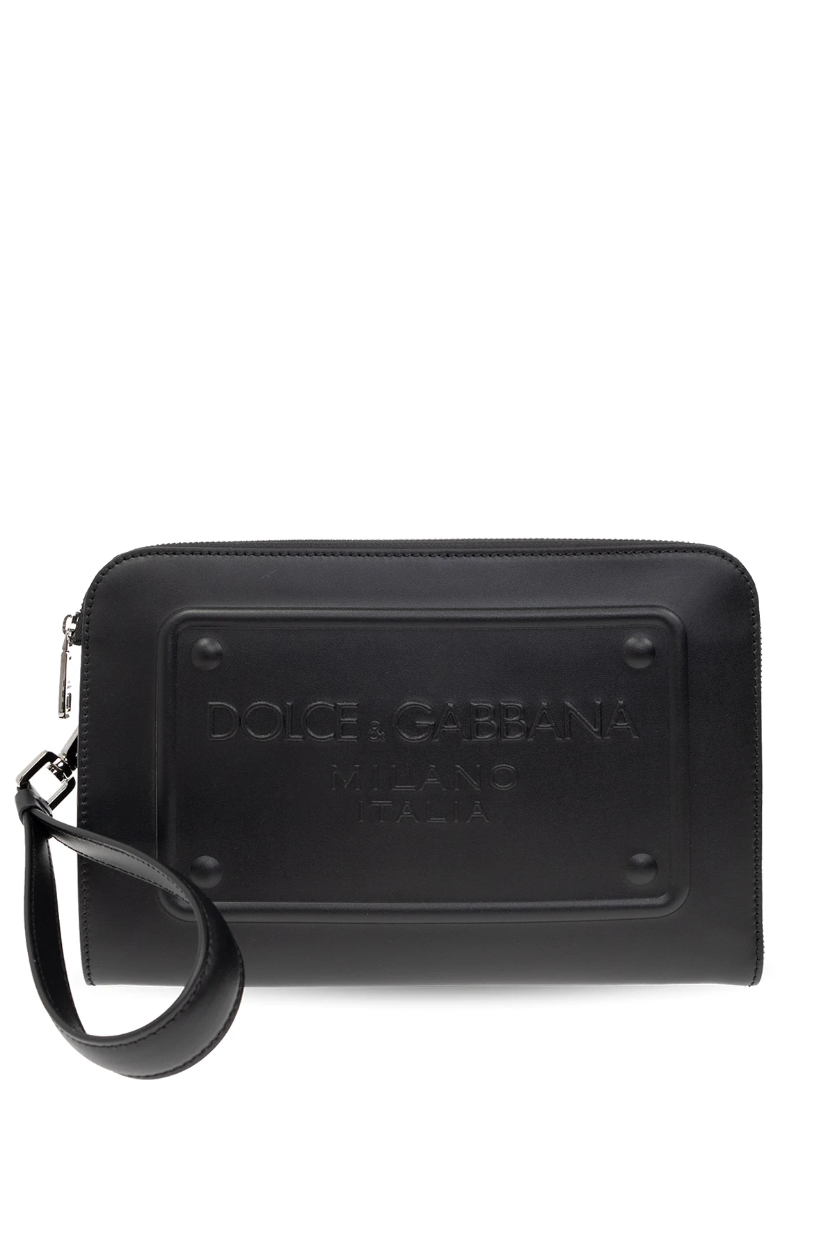 BLACK Handbag with logo