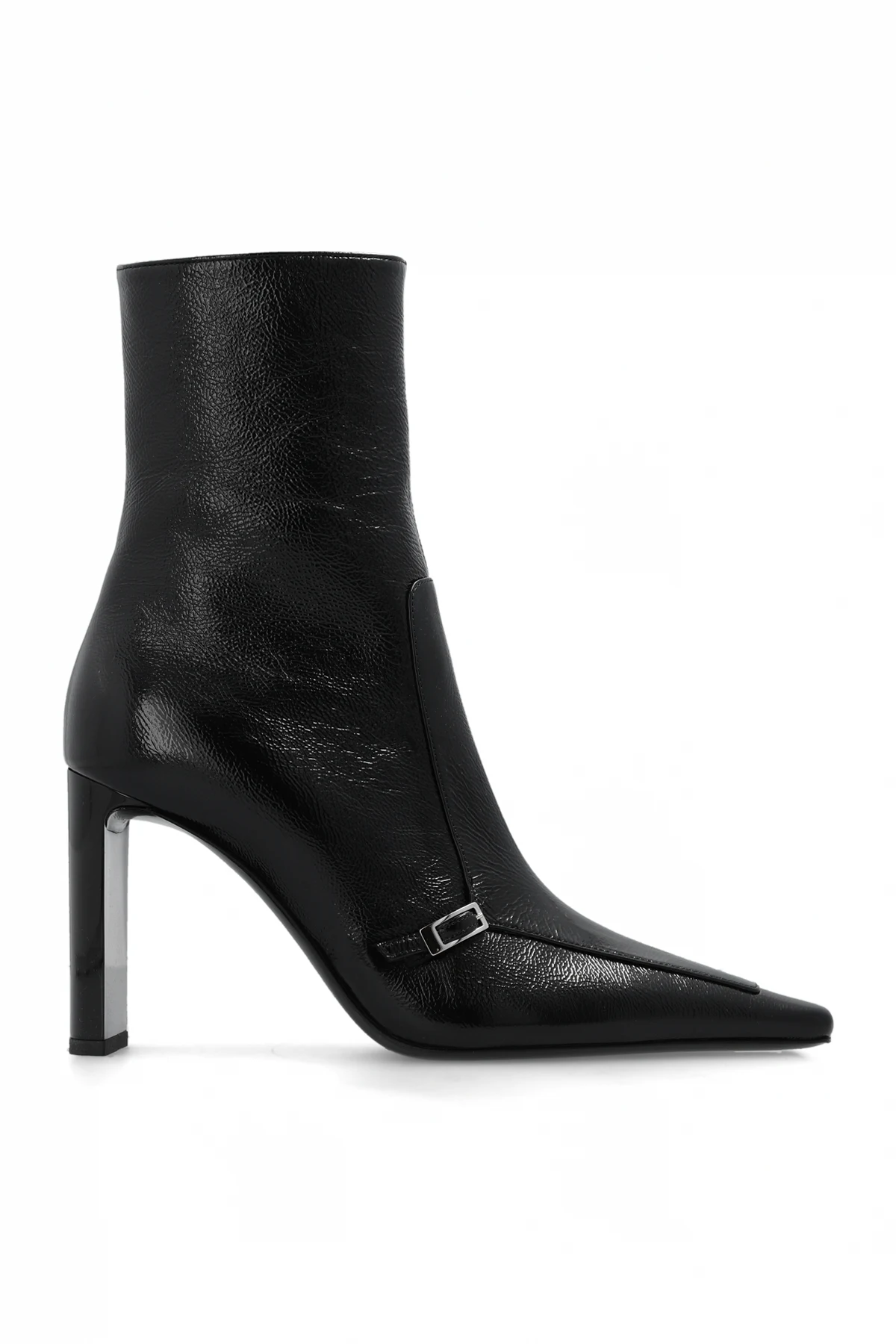 Skórzane botki na obcasie ‘Aston’