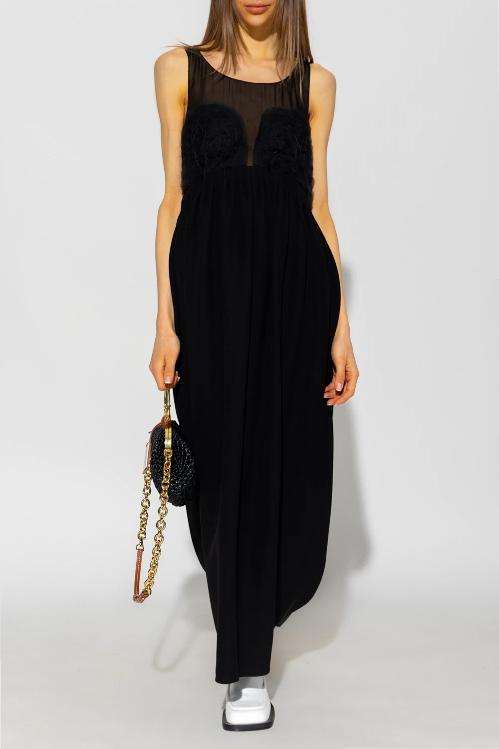 Silk sleeveless dress