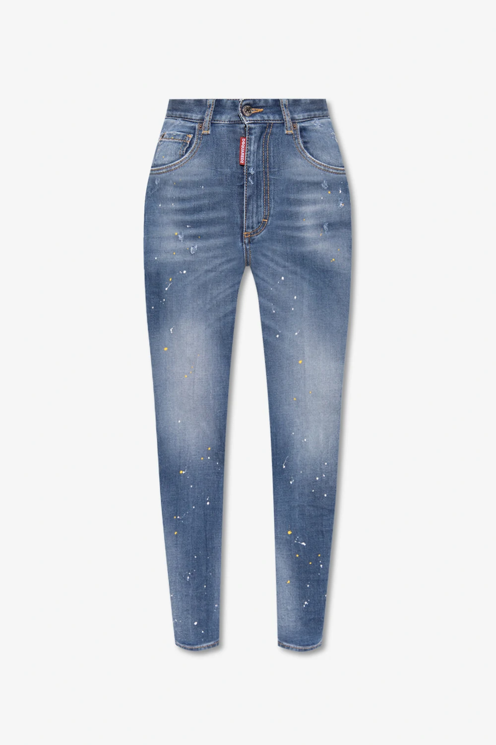 Jeansy ‘High Waist Cropped Twiggy’