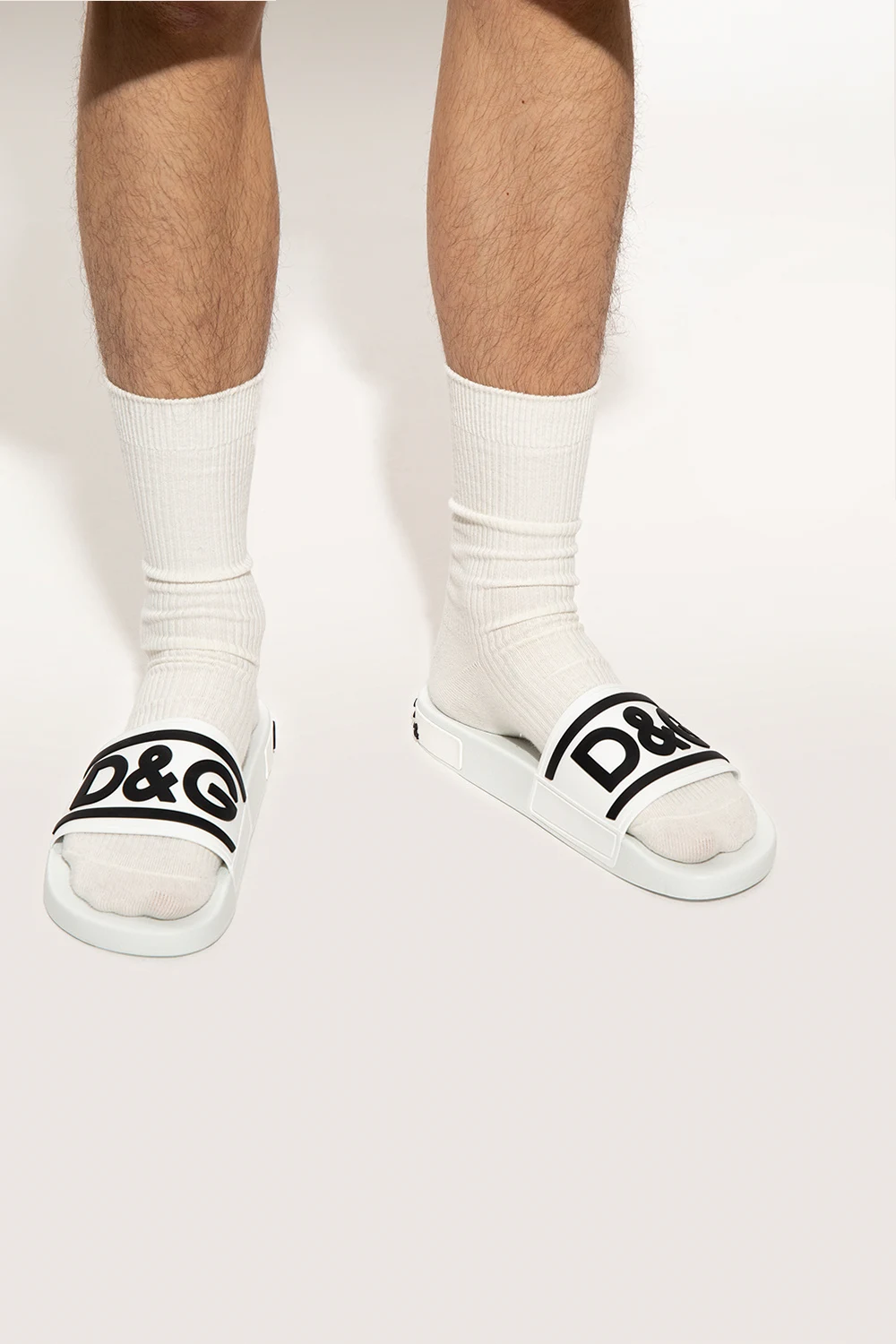 Rubber slides with logo