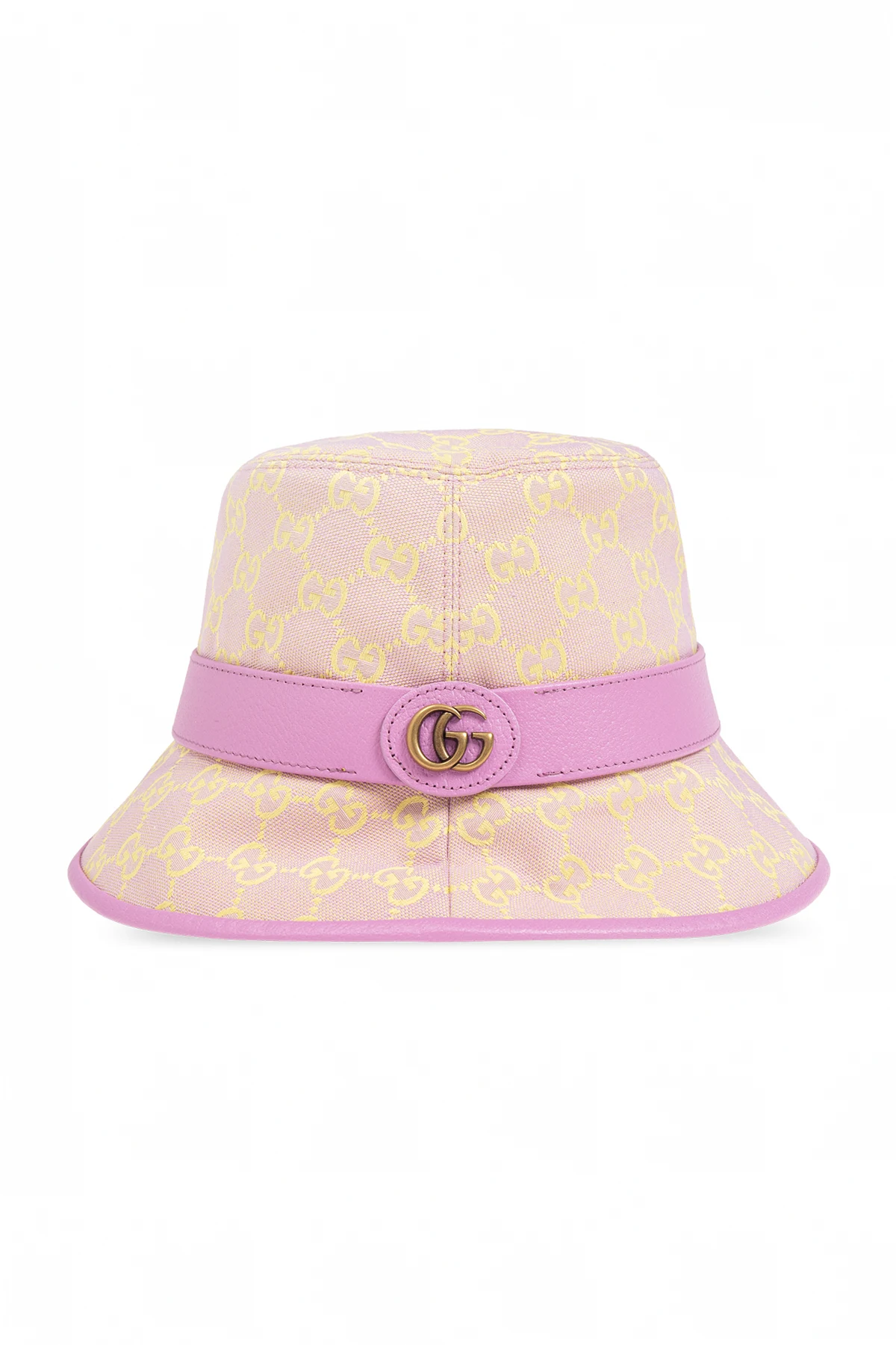 Hat with monogram