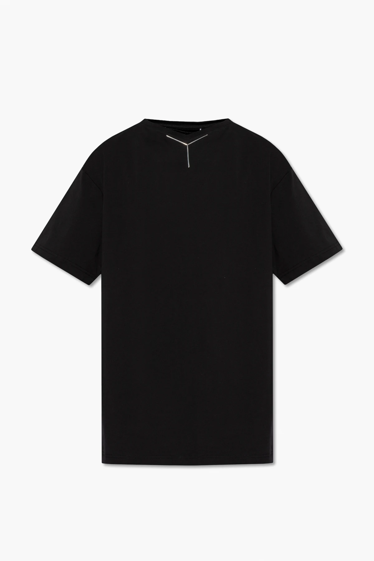 BLACK T-shirt with logo