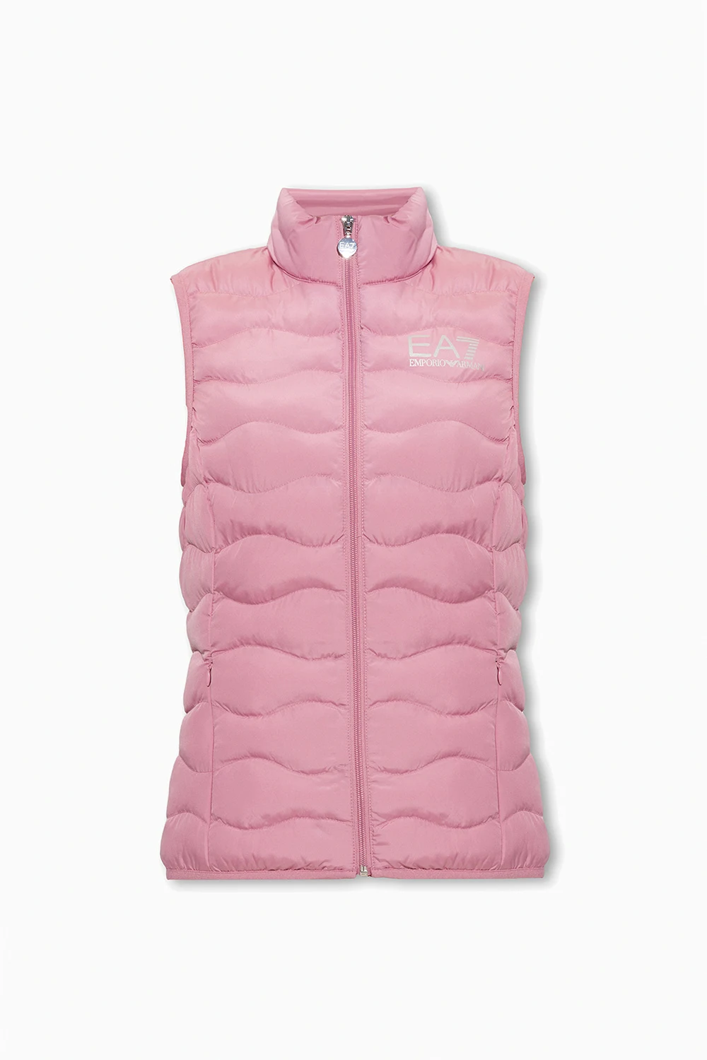 Vest with high neck
