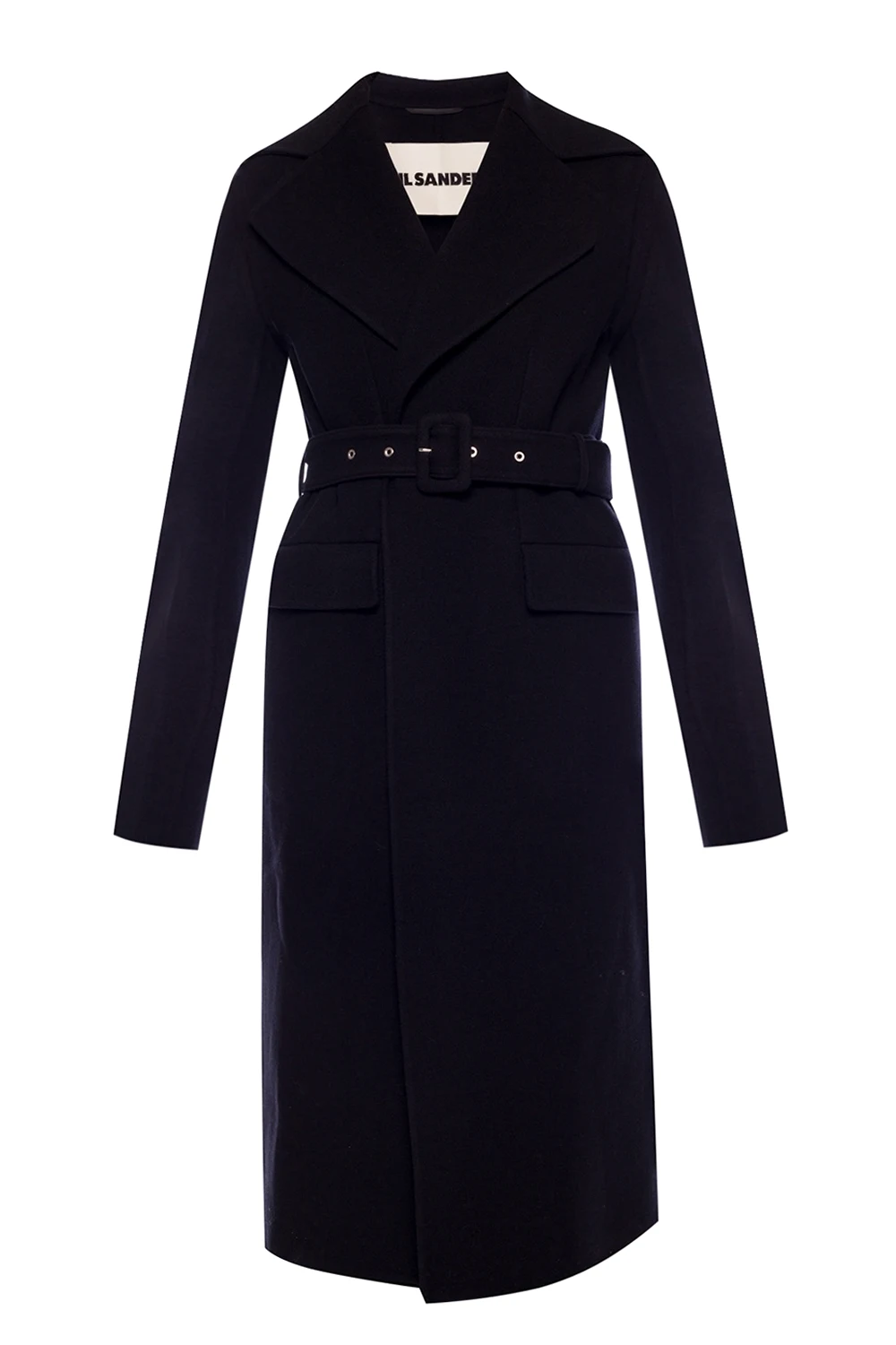 Płaszcz z otwartymi klapami