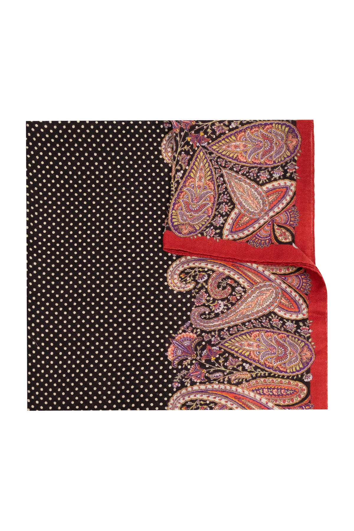 Scarf with raw trim