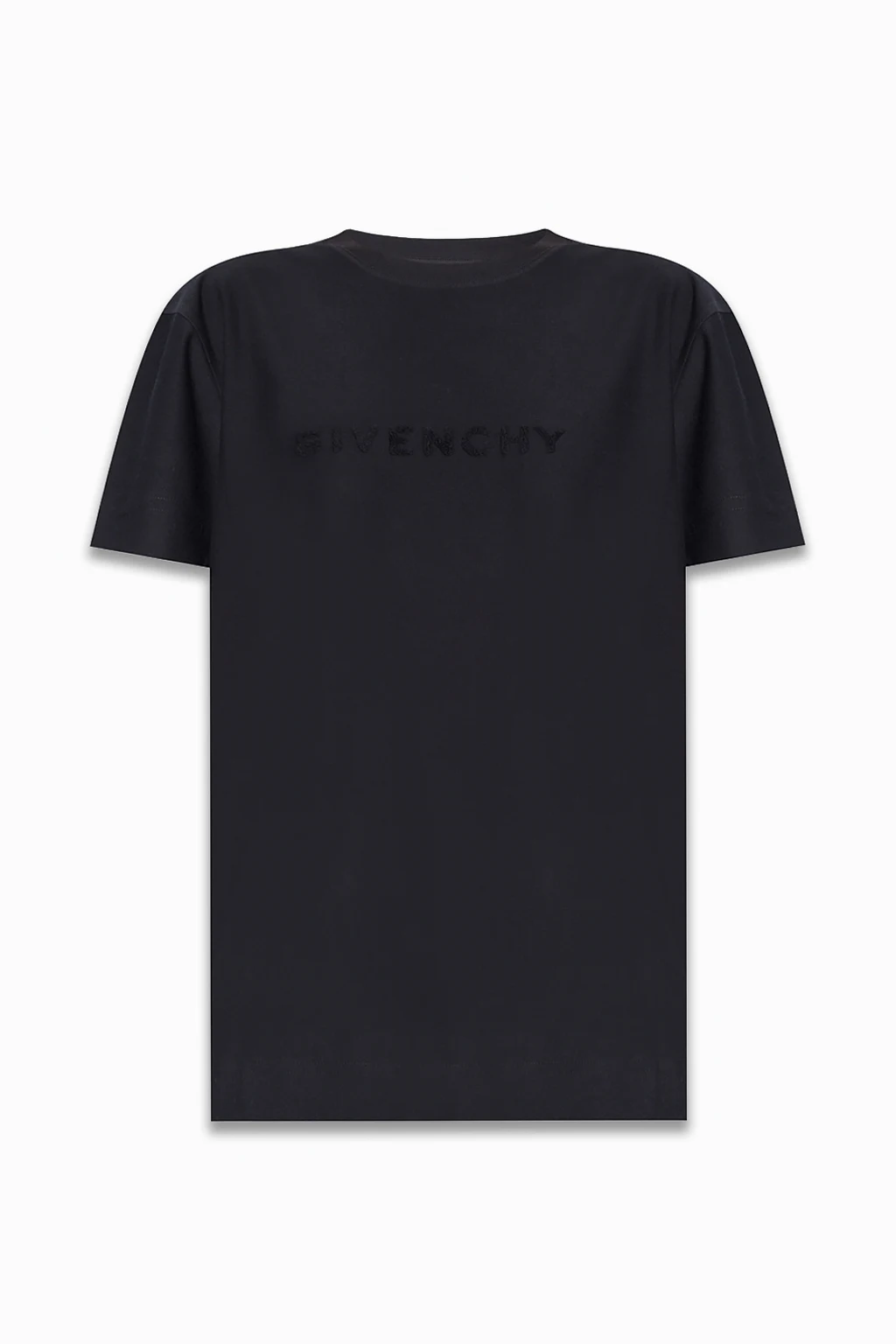 T-shirt z logo z tkaniny ‘frotte’