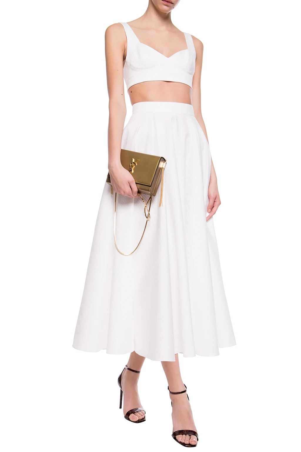 Skirt with gathers