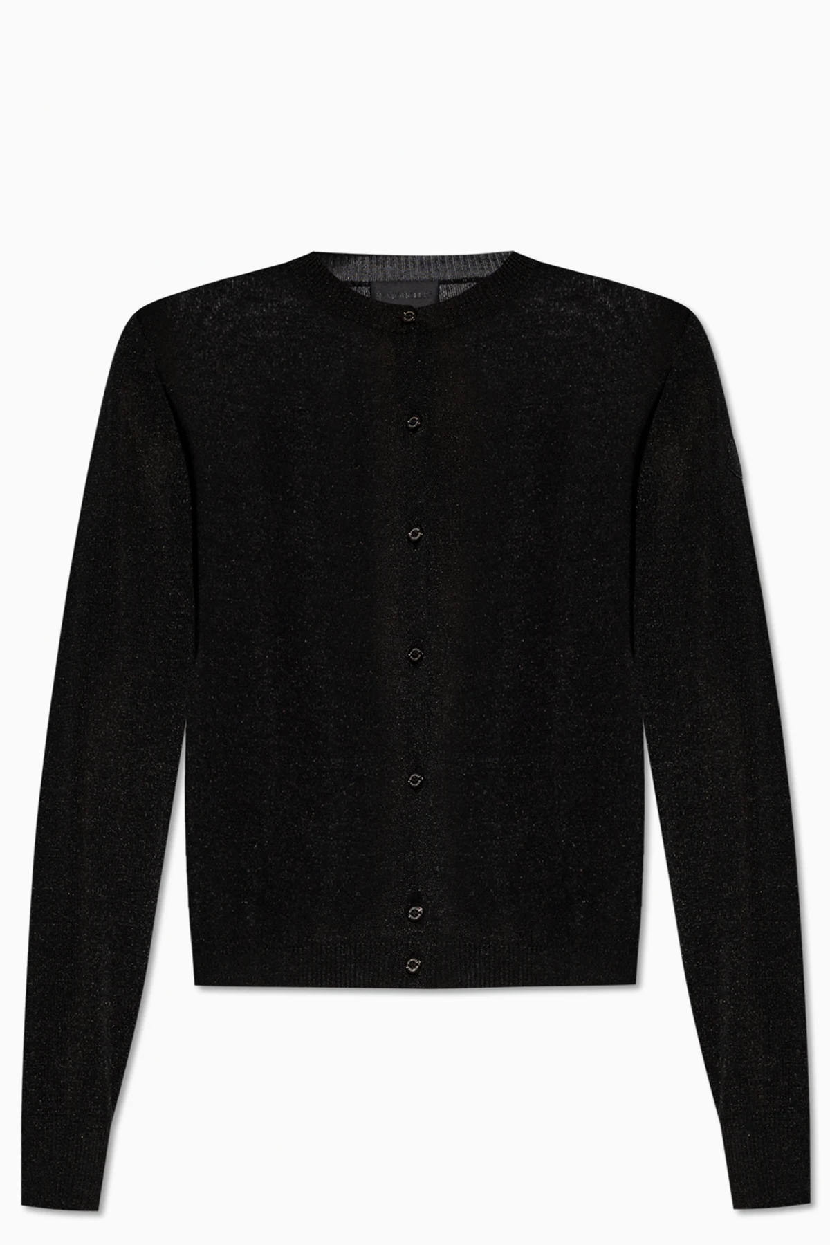 Kardigan o połyskującym wykończeniu